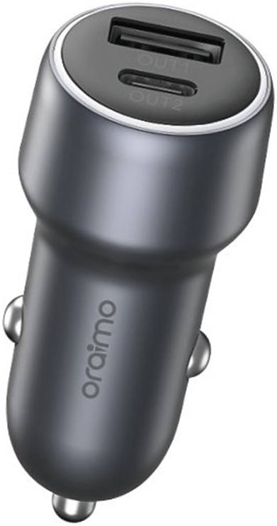 Oraimo Ultra FastBullet 48W car charger with dual USB ports